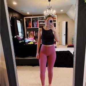 Pink High Waisted Lululemon Align Leggings